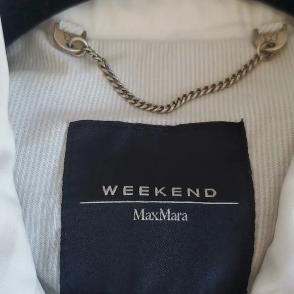 💥Weekend MaxMara Cotton Trench Coat - Picture 4 of 17